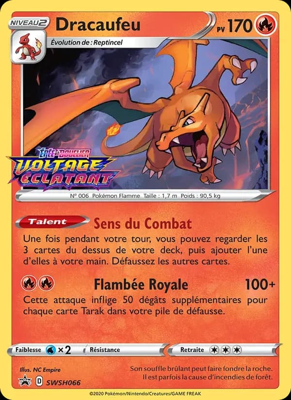 Dracaufeu — Promo SWSH SWSH066 French Pokémon card