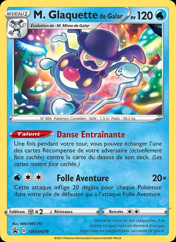 M. Glaquette de Galar — Promo SWSH SWSH079 French Pokémon card