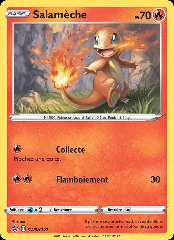 Salamèche — Promo SWSH SWSH092 French Pokémon card