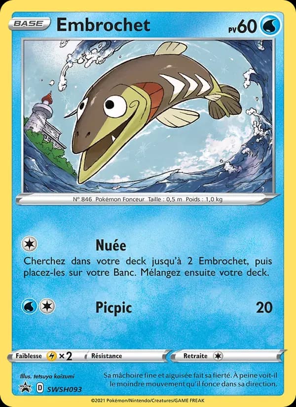 Embrochet — Promo SWSH SWSH093 French Pokémon card