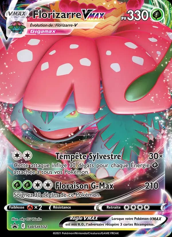 Florizarre VMAX — Promo SWSH SWSH102 French Pokémon card