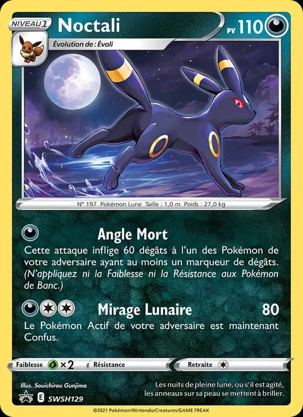 Noctali — Promo SWSH SWSH129 French Pokémon card