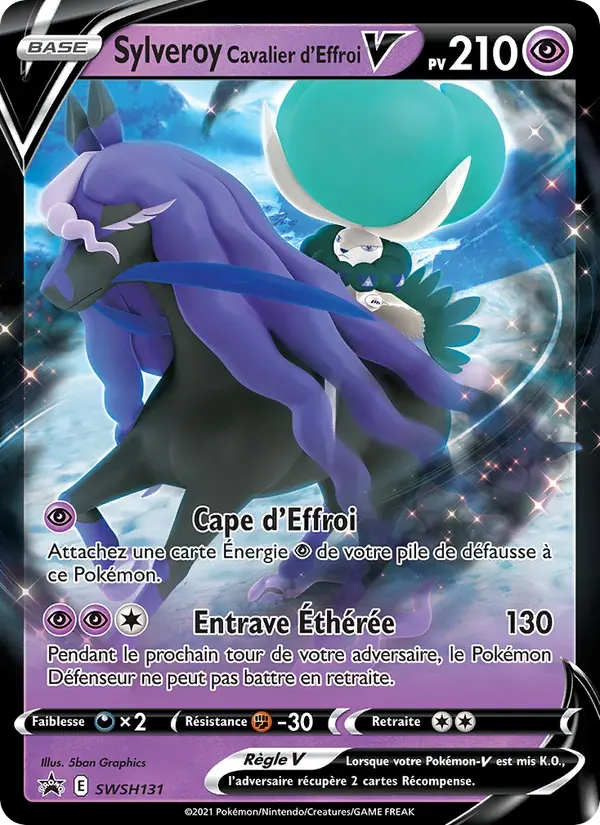 Sylveroy Cavalier d'Effroi V — Promo SWSH SWSH131 French Pokémon card