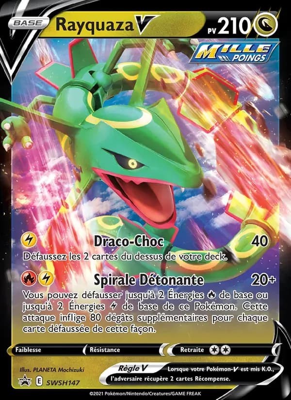 Rayquaza V — Promo SWSH SWSH147 French Pokémon card