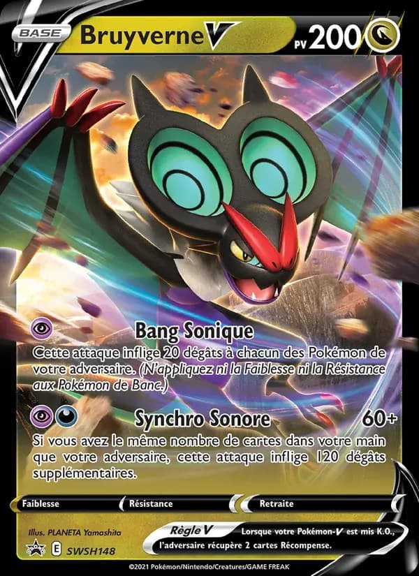 Bruyverne V — Promo SWSH SWSH148 French Pokémon card