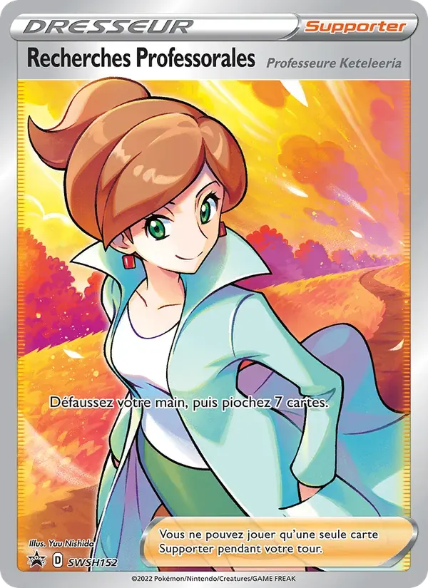 Recherches Professorales — Promo SWSH SWSH152 French Pokémon card
