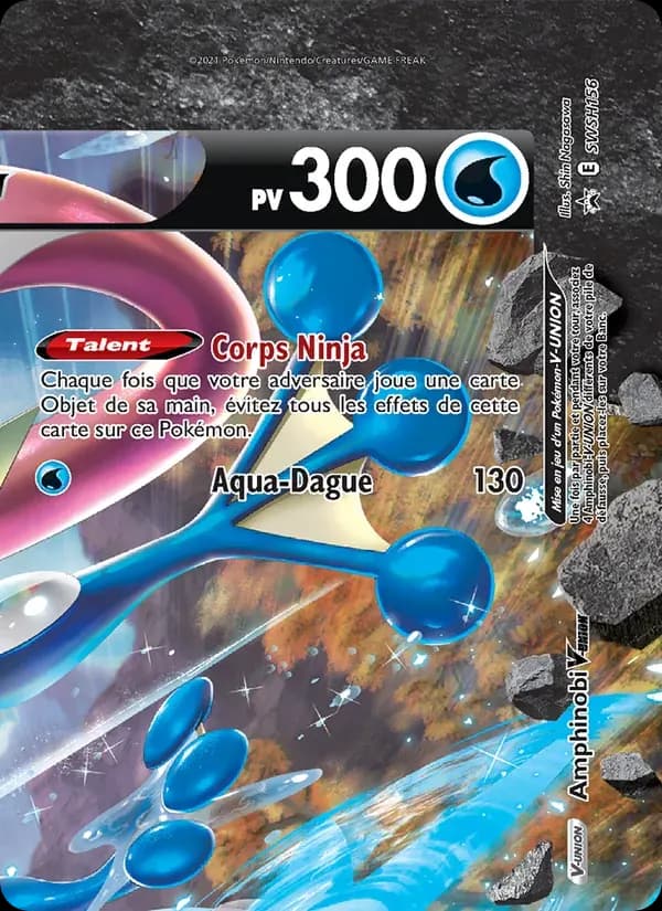 Amphinobi V-UNION — Promo SWSH SWSH156 French Pokémon card