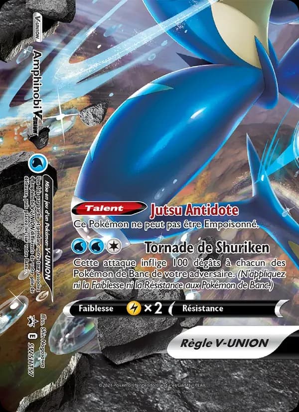 Amphinobi V-UNION — Promo SWSH SWSH157 French Pokémon card