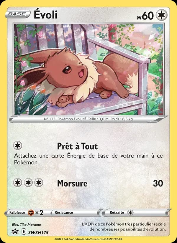 Évoli — Promo SWSH SWSH175 French Pokémon card