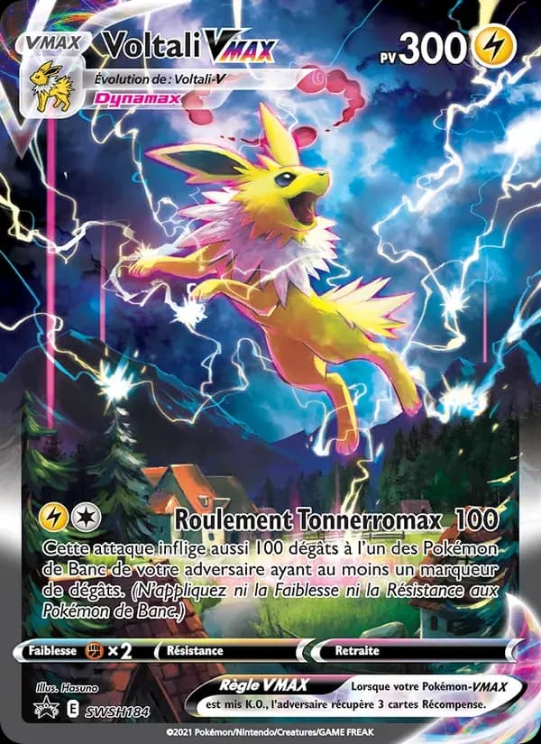 Voltali VMAX — Promo SWSH SWSH184 French Pokémon card