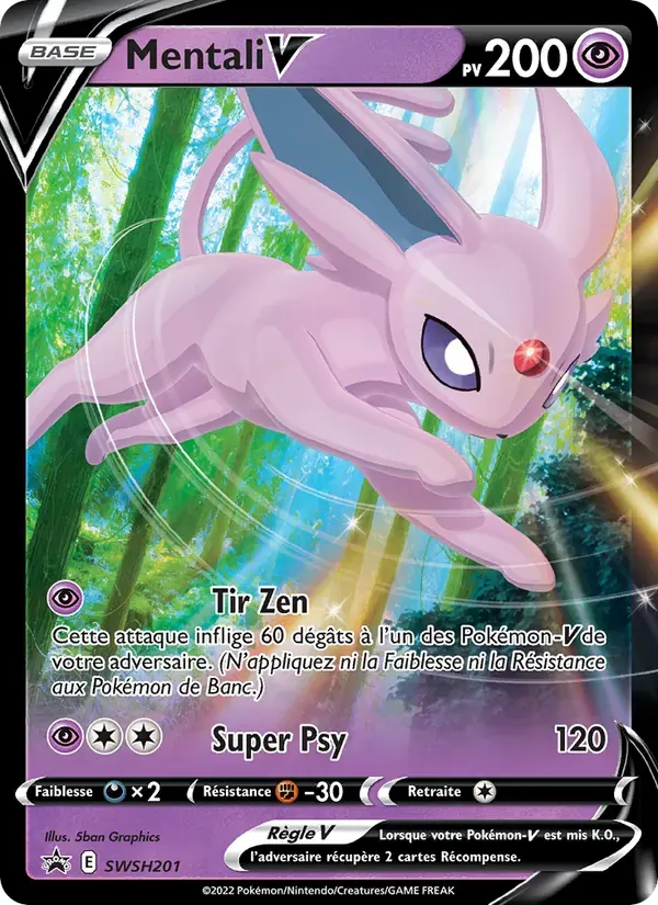 Mentali V — Promo SWSH SWSH201 French Pokémon card