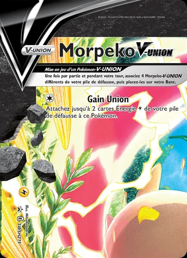 Morpeko V-UNION — Promo SWSH SWSH215 French Pokémon card