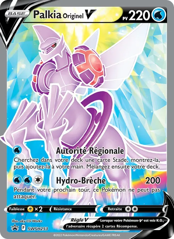 Palkia Originel V — Promo SWSH SWSH253 French Pokémon card