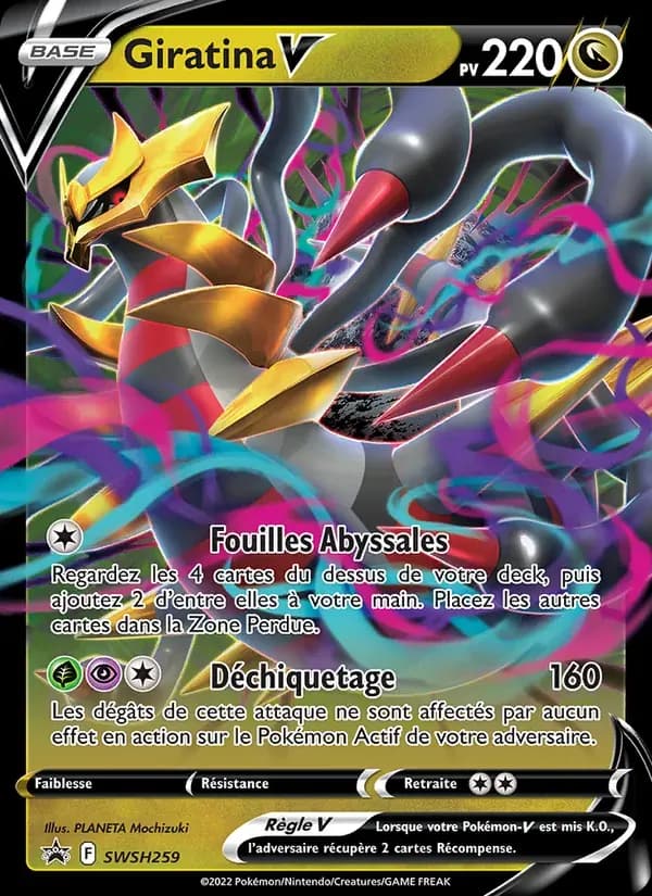 Giratina V — Promo SWSH SWSH259 French Pokémon card