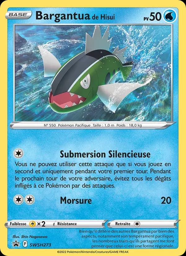Bargantua de Hisui — Promo SWSH SWSH273 French Pokémon card