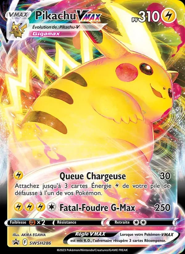 Pikachu VMAX — Promo SWSH SWSH286 French Pokémon card