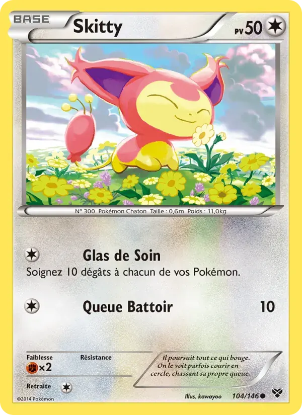Skitty — XY 104 French Pokémon card