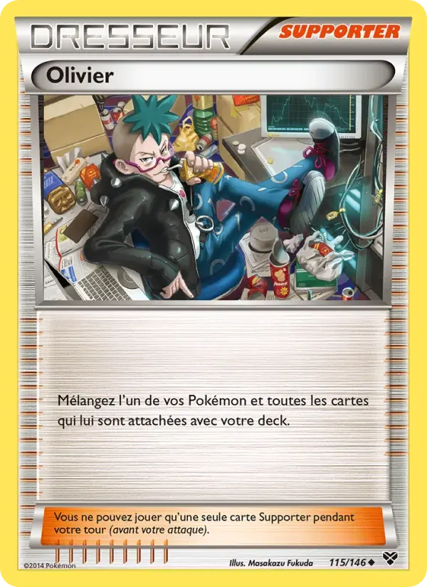 Olivier — XY 115 French Pokémon card
