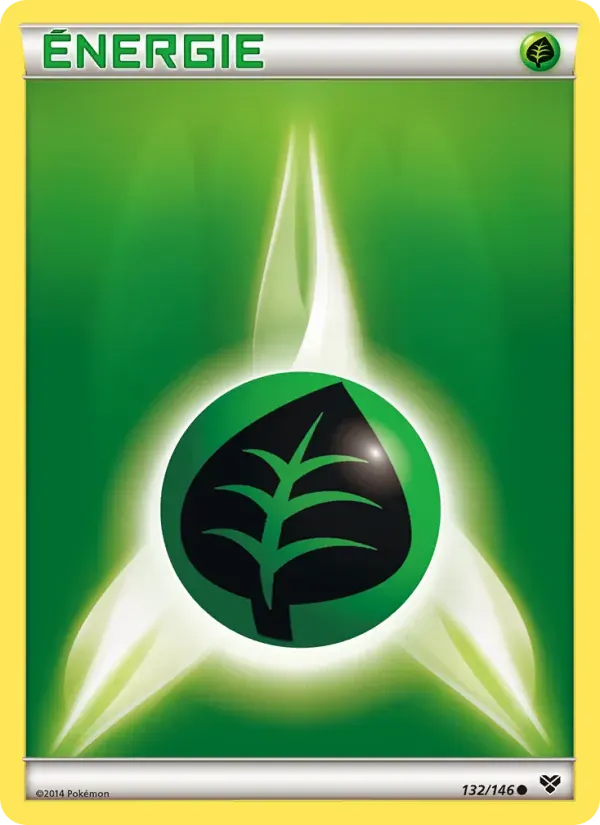 Énergie Plante — XY 132 French Pokémon card