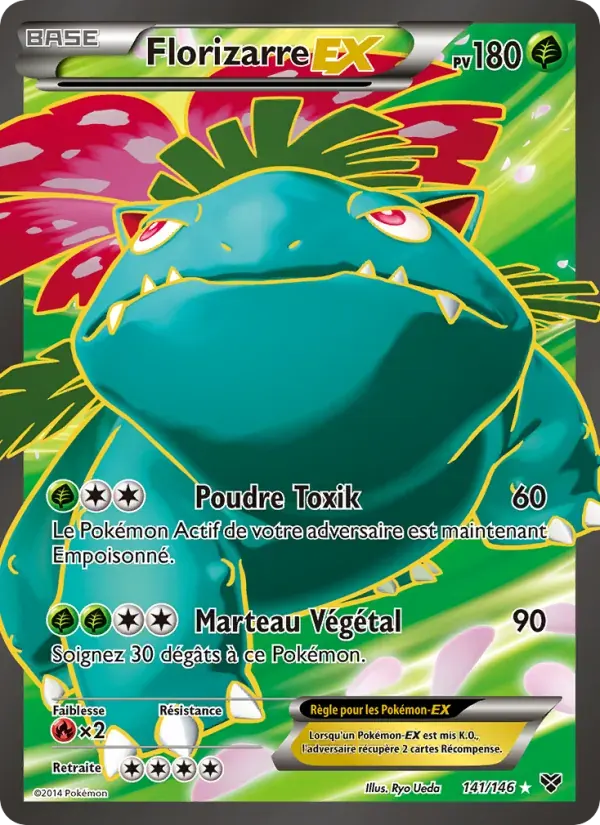 Florizarre EX — XY 141 French Pokémon card