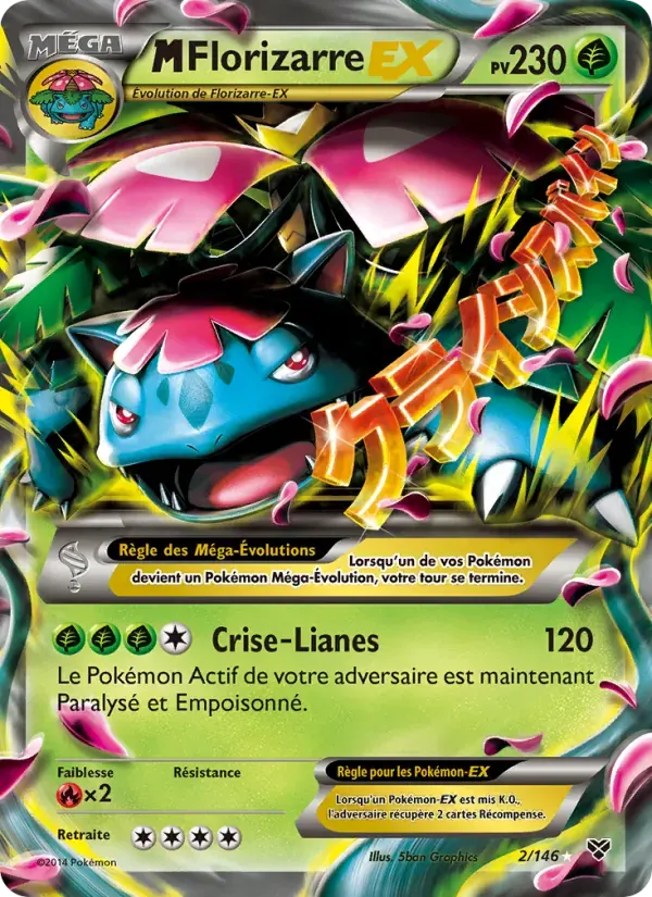 M Florizarre EX — XY 2 French Pokémon card