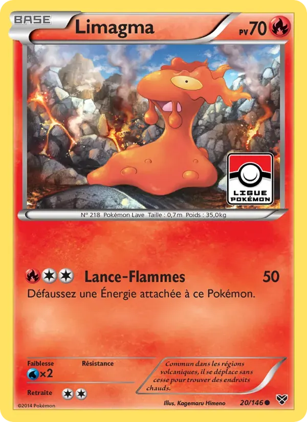 Limagma — XY 20 French Pokémon card