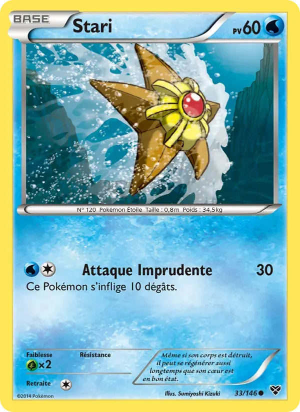 Stari — XY 33 French Pokémon card