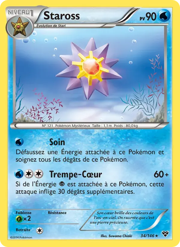 Staross — XY 34 French Pokémon card