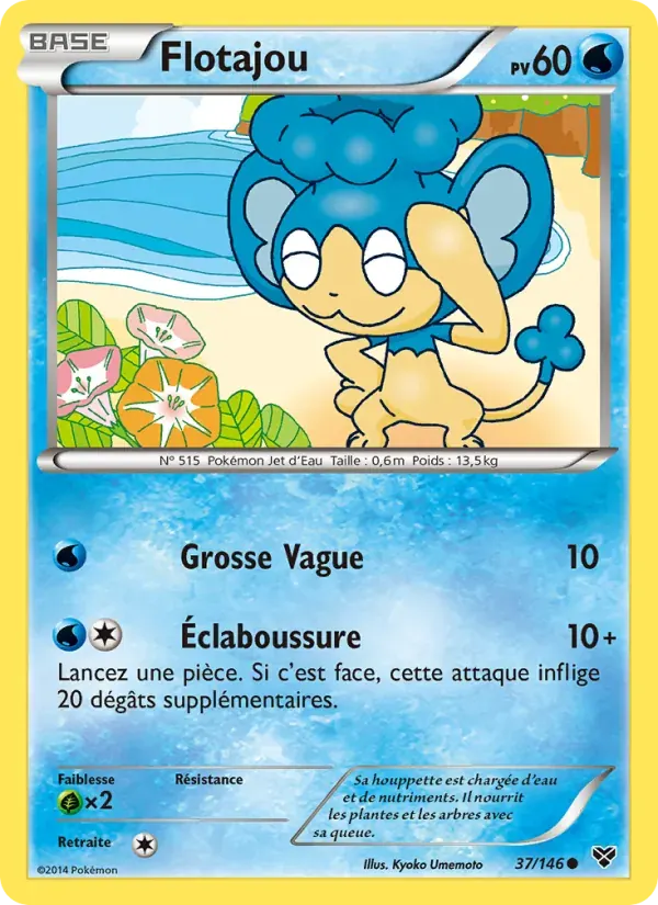 Flotajou — XY 37 French Pokémon card