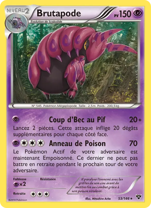 Brutapode — XY 53 French Pokémon card