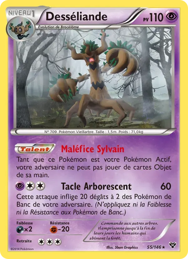 Desséliande — XY 55 French Pokémon card