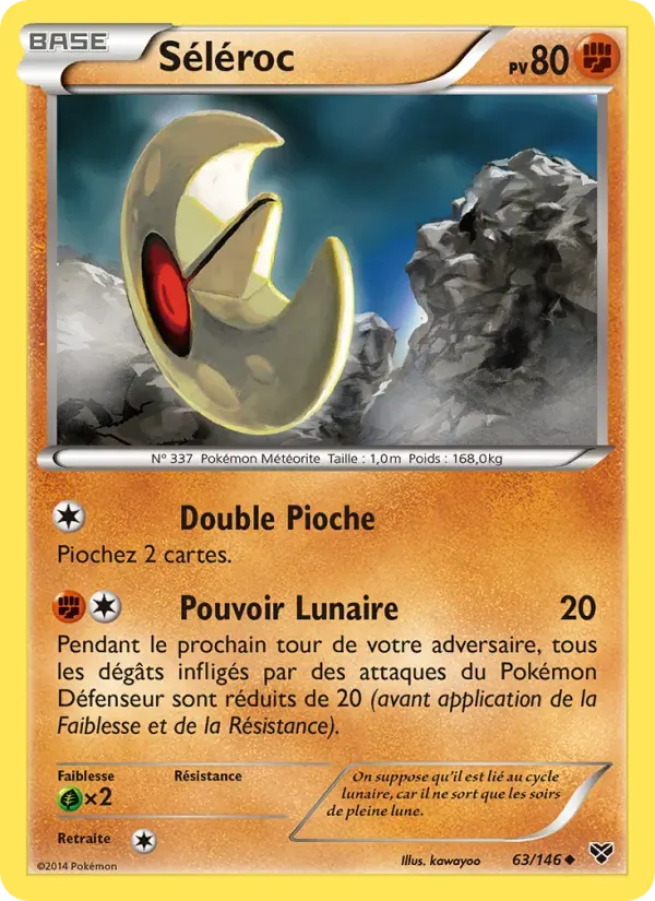 Séléroc — XY 63 French Pokémon card