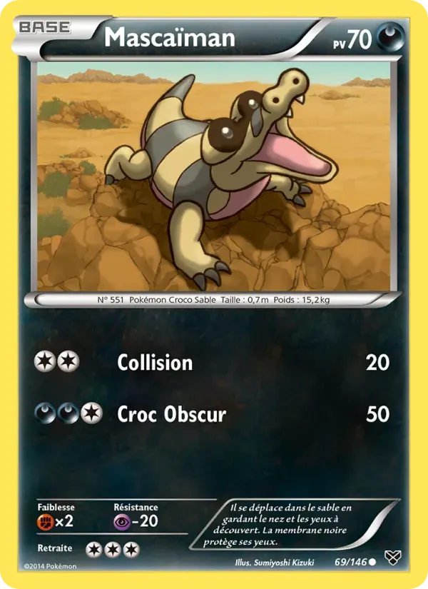 Mascaïman — XY 69 French Pokémon card
