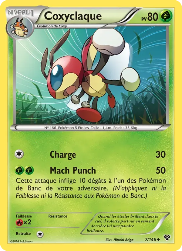 Coxyclaque — XY 7 French Pokémon card