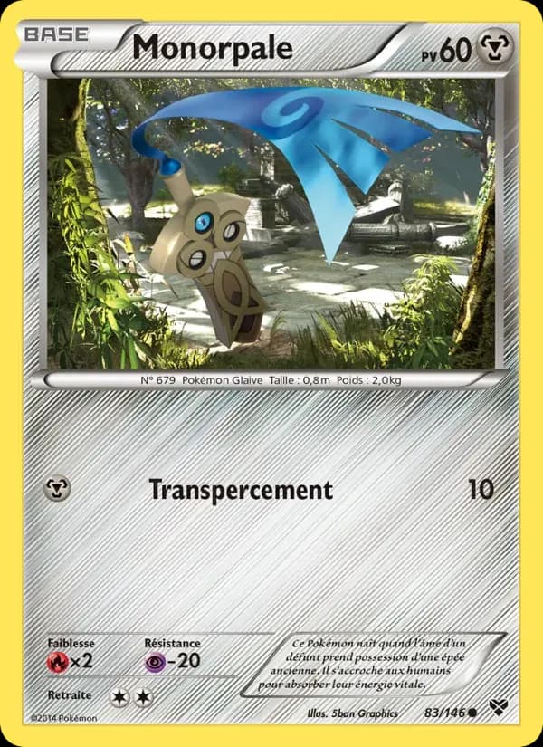 Monorpale — XY 83 French Pokémon card