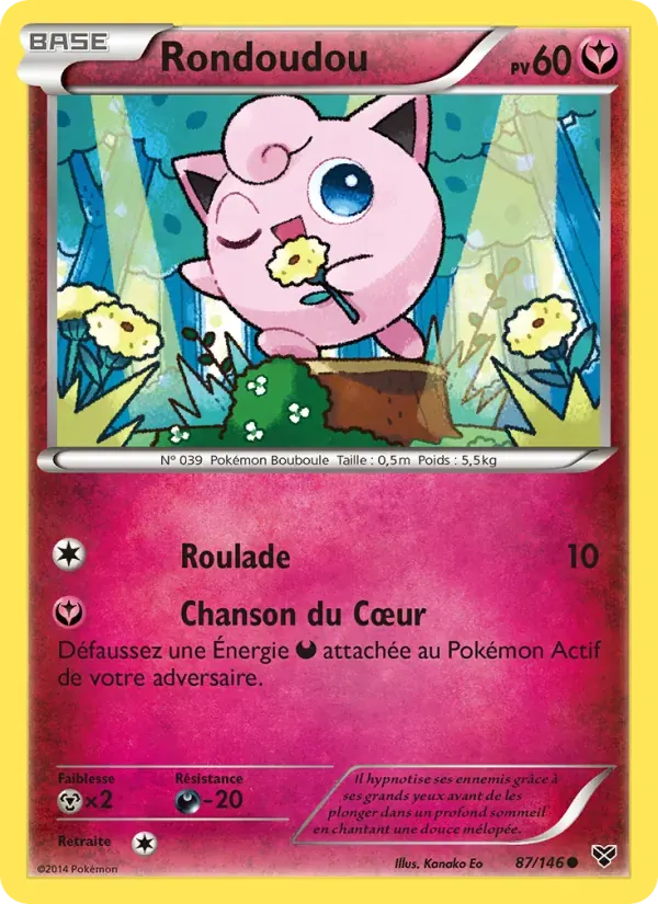 Rondoudou — XY 87 French Pokémon card