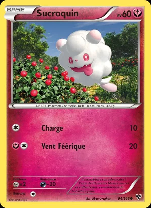 Sucroquin — XY 94 French Pokémon card