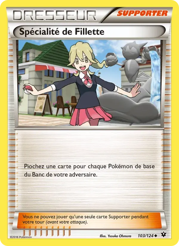 Spécialité de Fillette — Impact des Destins 103 French Pokémon card