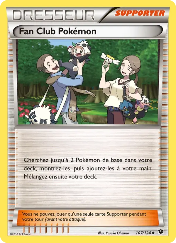 Fan Club Pokémon — Impact des Destins 107 French Pokémon card