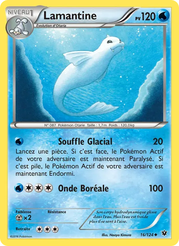 Lamantine — Impact des Destins 16 French Pokémon card