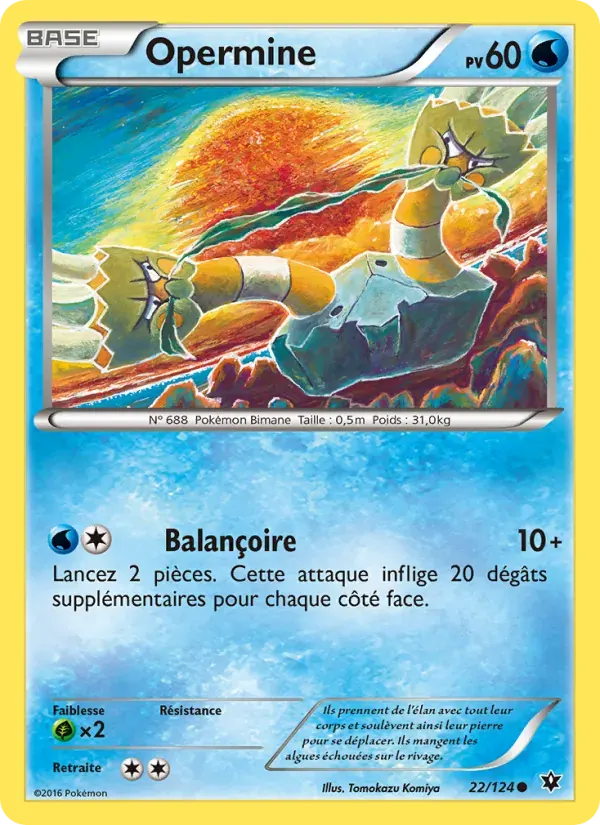 Opermine — Impact des Destins 22 French Pokémon card