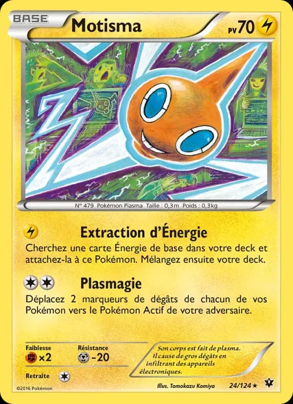 Motisma — Impact des Destins 24 French Pokémon card
