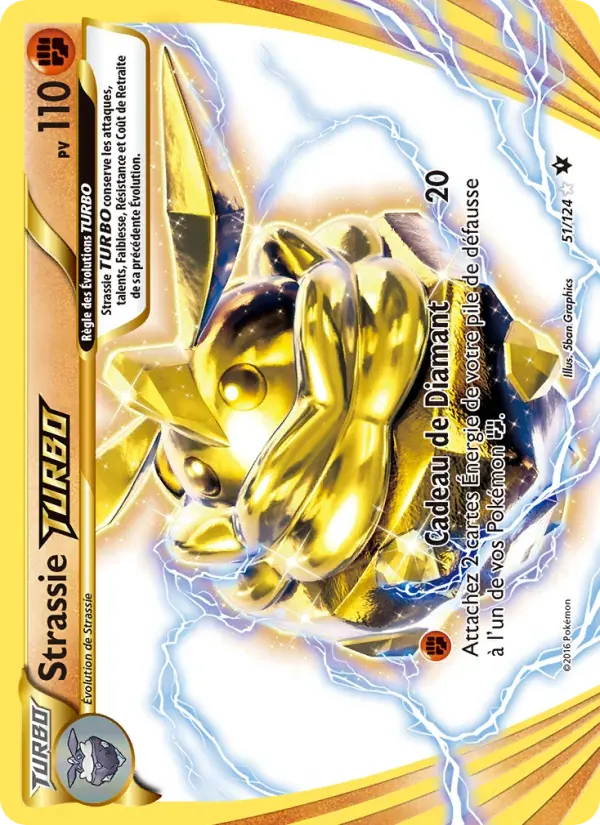 Strassie TURBO — Impact des Destins 51 French Pokémon card