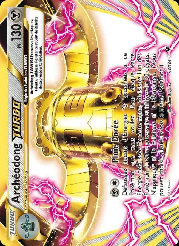 Archéodong TURBO — Impact des Destins 62 French Pokémon card