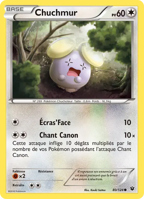Chuchmur — Impact des Destins 80 French Pokémon card
