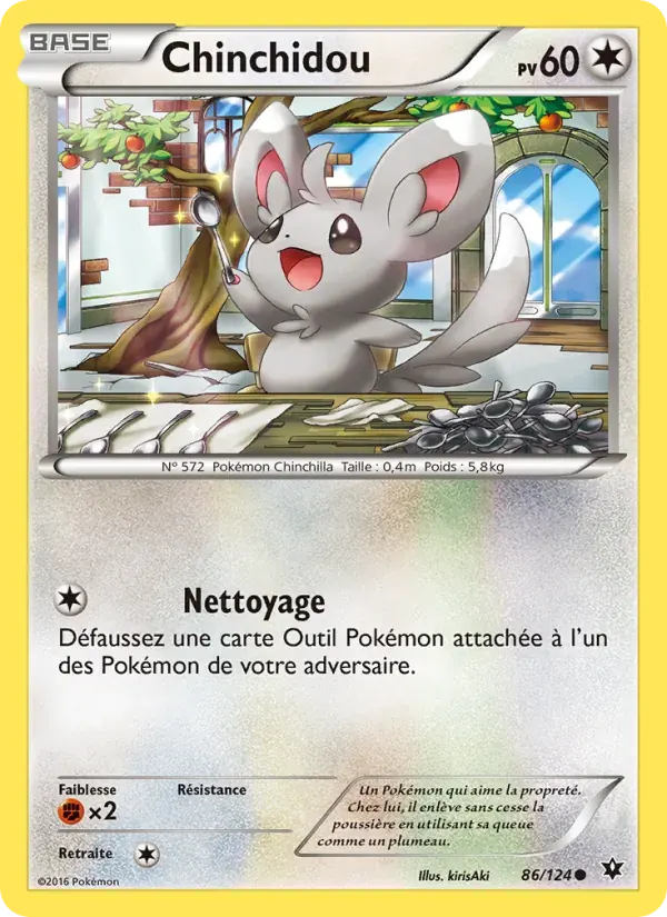 Chinchidou — Impact des Destins 86 French Pokémon card