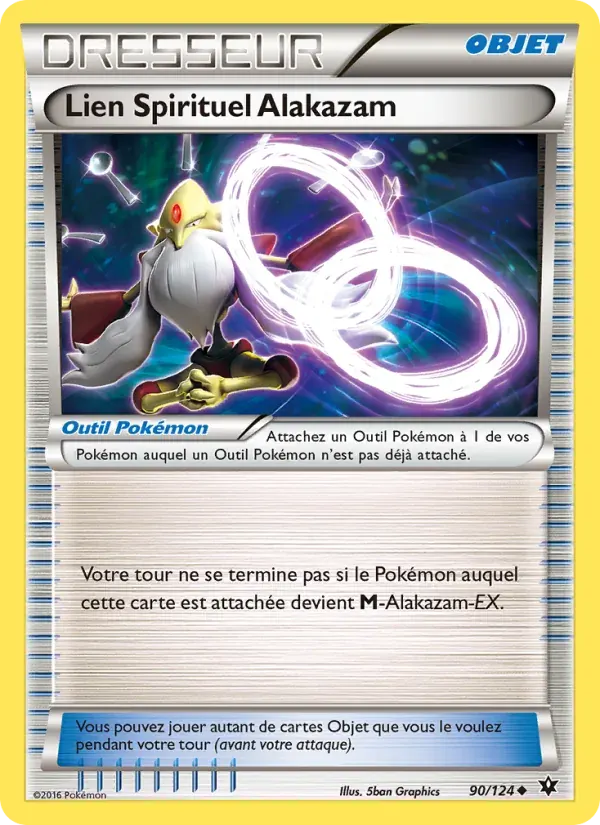 Lien Spirituel Alakazam — Impact des Destins 90 French Pokémon card