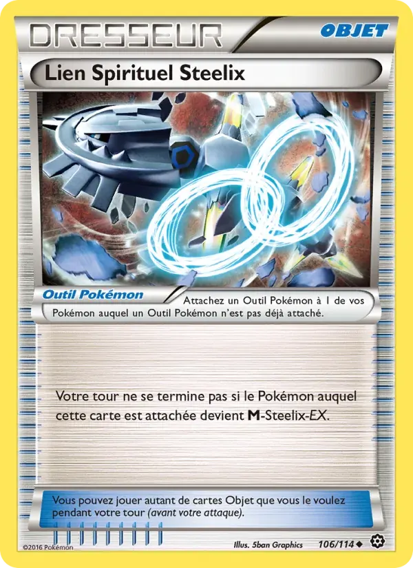 Lien Spirituel Steelix — Offensive Vapeur 106 French Pokémon card