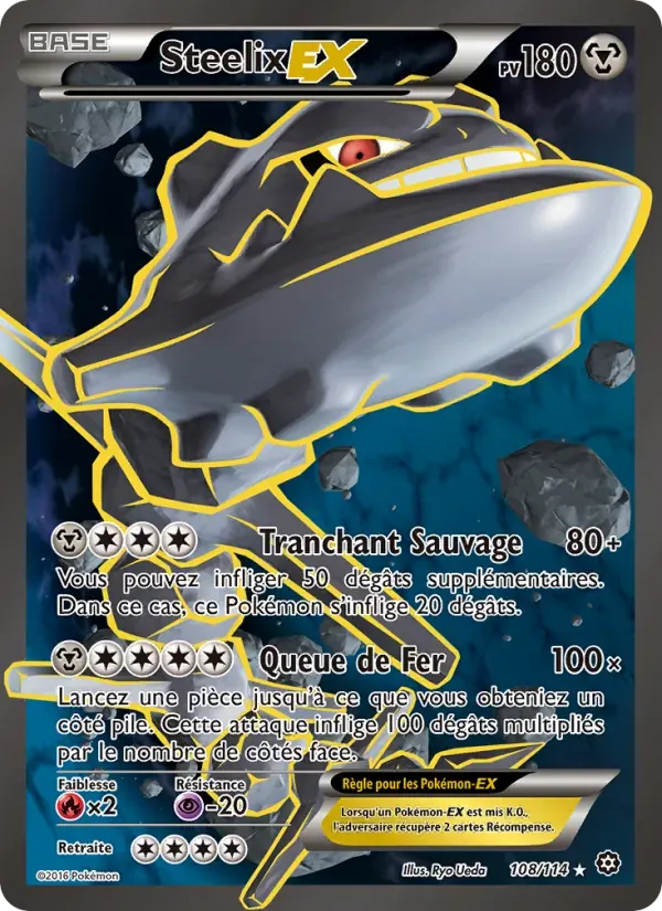Steelix EX — Offensive Vapeur 108 French Pokémon card