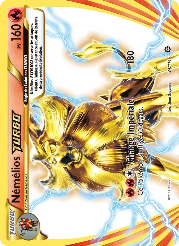 Némélios TURBO — Offensive Vapeur 24 French Pokémon card